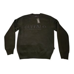 Buffalo David Bitton Black Fleece Lined Sweatshirt Size M